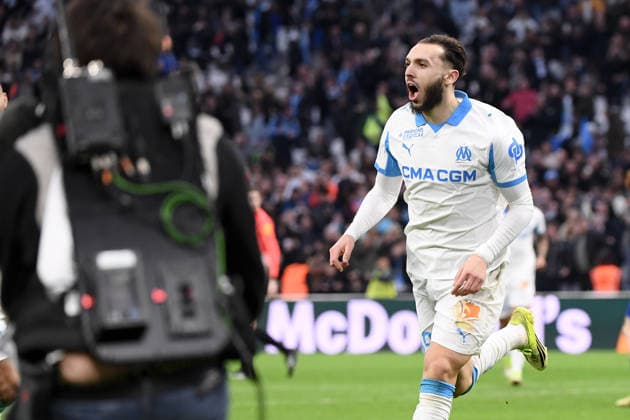 Olympique de Marseille v RC Strasbourg Alsace - Ligue 1 McDonald s 2025 2026 09 Amine GOUIRI (om) during the Ligue 1 McDonald s match between Marseille and Strasbourg at Stade Velodrome on February 14, 2026 in Marseille, France. Marseille France  Copyright: xFEPx 776348289