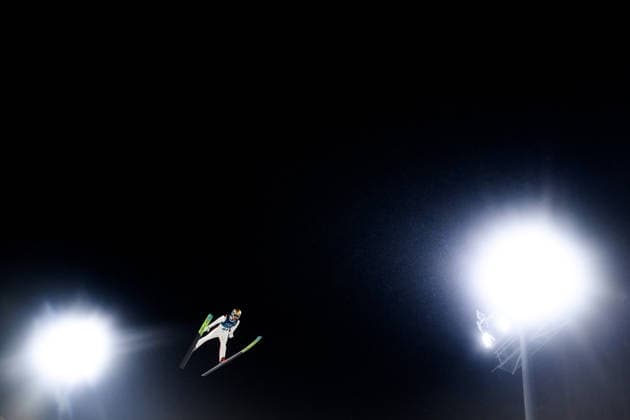 260214 Jan Hoerl of Austria competes in the men s large hill individual Ski jumping, Skispringen, Ski, nordisch first run during day 8 of the 2026 Winter Olympics on February 14, 2026 in Predazzo. Photo: Maxim Thore BILDBYRAN kod MT MT0982 backhoppning ski jumping skihopping Olympic Games, Olympische Spiele, Olympia, OS olympics winter olympics os ol olympiska spel vinter-os olympiske leker milano cortina 2026 milan cortina 2026 milano cortina 2026 olympic games milano cortina 2026 winter olympic games milano cortina-os milano cortina-ol vinter-ol 8 bbeng *** 260214 Jan Hoerl of Austria competes in the men s large hill individual ski jumping first run during day 8 of the 2026 Winter Olympics on February 14, 2026 in Predazzo Photo Maxim Thore BILDBYRAN kod MT MT0982 backhoppning ski jumping skihopping olympic games olympics winter olympics os ol olympiska spel vinter os olympiske leker milano cortina 2026 milan cortina 2026 milano cortina 2026 olympic games milano cortina 2026 winter olympic games milano cortina os milano cortina ol vinter ol 8 bbeng  Copyright: MAXIMxTHORE BB260214MT098