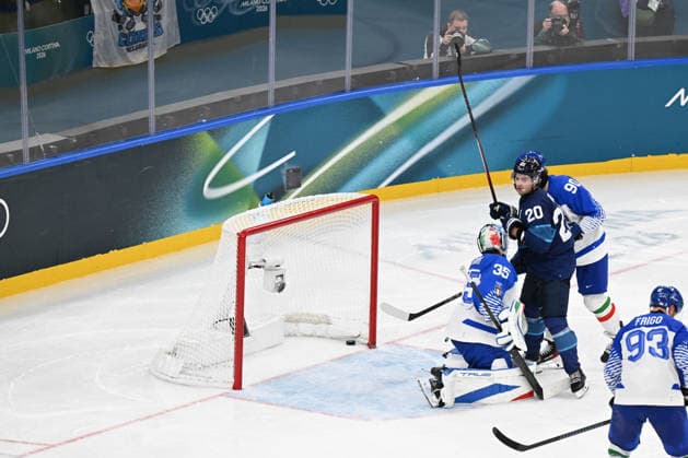 February 14, 2026, Milano, Lombardia, Italy: Sebastian Aho (FIN) during the Winter Olympic Games, Olympische Spiele, Olympia, OS Milano Cortina 2026, at the Milano Santagiulia IHO Arena, on February 14, 2026 in Milano, Italy Milano Italy - ZUMAm345 20260214_oly_m345_040 Copyright: xFedericoxManonix