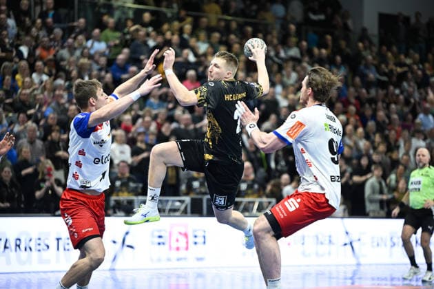 Ivar Stavast (HC Elbflorenz 2006, 23) HC Elbflorenz 2006 vs. HBW Balingen-Weilstetten, 2. Handball Bundesliga Herren, Spielzeit 2025 2026, 14.02.2026 HC Elbflorenz 2006 vs. HBW Balingen-Weilstetten, 2. Handball Bundesliga Herren, Spielzeit 2025 2026, 14.02.2026 Dresden Copyright: xEibner-Pressefoto xHoepnerx EP_PHR