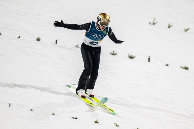 OLYMPICS - Winter Olympic Games, Olympische Spiele, Olympia, OS Milano Cortina 2026 PREDAZZO,ITALY,14.FEB.26 - OLYMPICS, Ski jumping, Skispringen, Ski, nordisch - Winter Olympic Games Milano Cortina 2026, large hill, men. Image shows Stephan Embacher (AUT).  GEPAxpictures xOliverxLerch