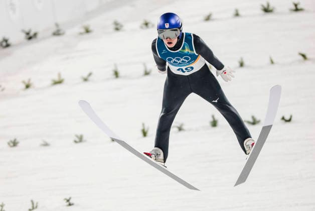 OLYMPICS - Winter Olympic Games, Olympische Spiele, Olympia, OS Milano Cortina 2026 PREDAZZO,ITALY,14.FEB.26 - OLYMPICS, Ski jumping, Skispringen, Ski, nordisch - Winter Olympic Games Milano Cortina 2026, large hill, men. Image shows Ryoyu Kobayashi (JPN).  GEPAxpictures xMatthiasxTrinkl