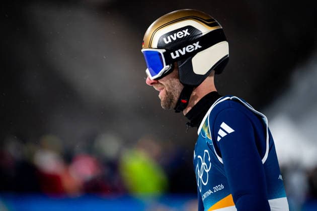PASCHKE Pius (Deutschland), ITA, Olympische Spiele Milano Cortina 2026, Olympia, Skispringen, Großschanze Herren Einzel, 14.02.2026 ITA, Olympische Spiele Milano Cortina 2026, Olympia, Skispringen, Großschanze Herren Einzel, 14.02.2026 Predazzo *** PASCHKE Pius Germany , ITA, Olympic Games Milano Cortina 2026, Olympic Games, Ski Jumping, Large Hill Mens Singles, 14 02 2026 ITA, Olympic Games Milano Cortina 2026, Olympic Games, Ski Jumping, Large Hill Mens Singles, 14 02 2026 Predazzo Copyright: xEibner-Pressefoto Memmlerx EP_MMR