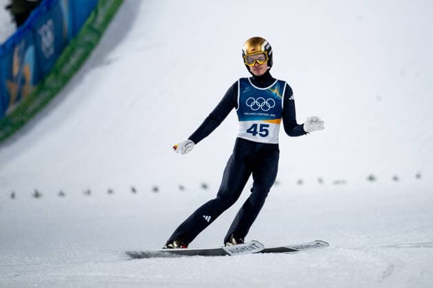 RAIMUND Philipp (Deutschland), ITA, Olympische Spiele Milano Cortina 2026, Olympia, Skispringen, Großschanze Herren Einzel, 14.02.2026 ITA, Olympische Spiele Milano Cortina 2026, Olympia, Skispringen, Großschanze Herren Einzel, 14.02.2026 Predazzo *** RAIMUND Philipp Germany , ITA, Olympic Games Milano Cortina 2026, Olympic Games, Ski Jumping, Large Hill Mens Singles, 14 02 2026 ITA, Olympic Games Milano Cortina 2026, Olympic Games, Ski Jumping, Large Hill Mens Singles, 14 02 2026 Predazzo Copyright: xEibner-Pressefoto Memmlerx EP_MMR