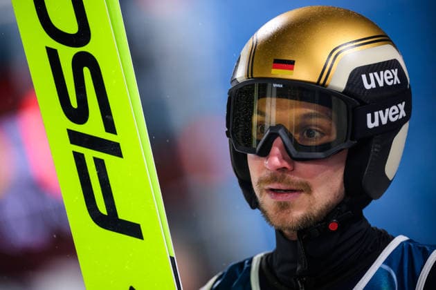 260214 Felix Hoffmann of Germany competes in the men s large hill individual Ski jumping, Skispringen, Ski, nordisch first run during day 8 of the 2026 Winter Olympics on February 14, 2026 in Predazzo. Photo: Maxim Thore BILDBYRAN kod MT MT0982 backhoppning ski jumping skihopping Olympic Games, Olympische Spiele, Olympia, OS olympics winter olympics os ol olympiska spel vinter-os olympiske leker milano cortina 2026 milan cortina 2026 milano cortina 2026 olympic games milano cortina 2026 winter olympic games milano cortina-os milano cortina-ol vinter-ol 8 bbeng *** 260214 Felix Hoffmann of Germany competes in the men s large hill individual ski jumping first run during day 8 of the 2026 Winter Olympics on February 14, 2026 in Predazzo Photo Maxim Thore BILDBYRAN kod MT MT0982 backhoppning ski jumping skihopping olympic games olympics winter olympics os ol olympiska spel vinter os olympiske leker milano cortina 2026 milan cortina 2026 milano cortina 2026 olympic games milano cortina 2026 winter olympic games milano cortina os milano cortina ol vinter ol 8 bbeng  Copyright: MAXIMxTHORE BB260214MT104