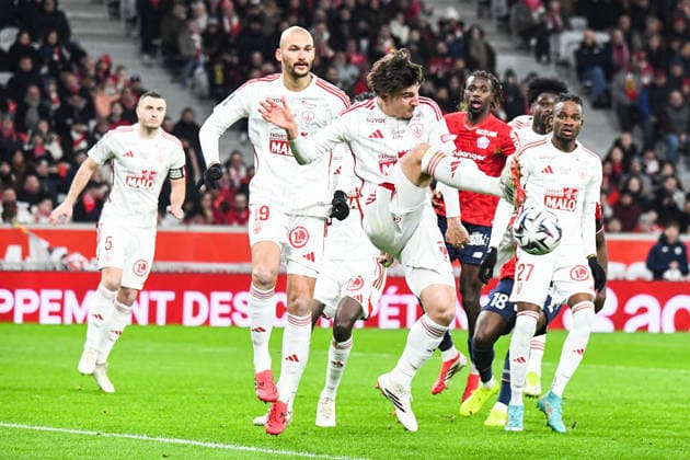 FOOTBALL : Lille OSC vs Stade Brestois - Ligue 1 - JournÃ e 22 - 14 02 2026 Joris Chotard (Stade Brestois) LilleFrance  Copyright: xBaptistexAutissierx