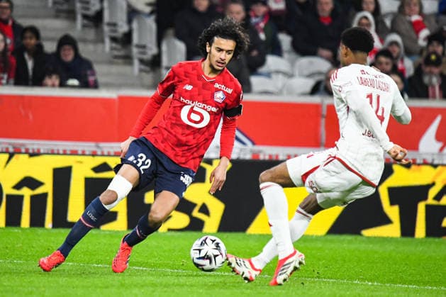 FOOTBALL : Lille OSC vs Stade Brestois - Ligue 1 - JournÃ e 22 - 14 02 2026 Ayyoub Bouaddi (Lille OSC) LilleFrance  Copyright: xBaptistexAutissierx