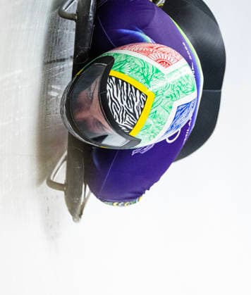February 14, 2026, Cortina D ampezzo, Lombardy, Italy: Nicole Burger of South Africa competes in the third run of the Women s Skeleton at the Cortina Sliding Centre for the Milano Cortina 2026 Winter Olympics. Cortina D ampezzo Italy - ZUMAsc5_ 20260214_oly_sc5_006 Copyright: xErichxSchlegelx