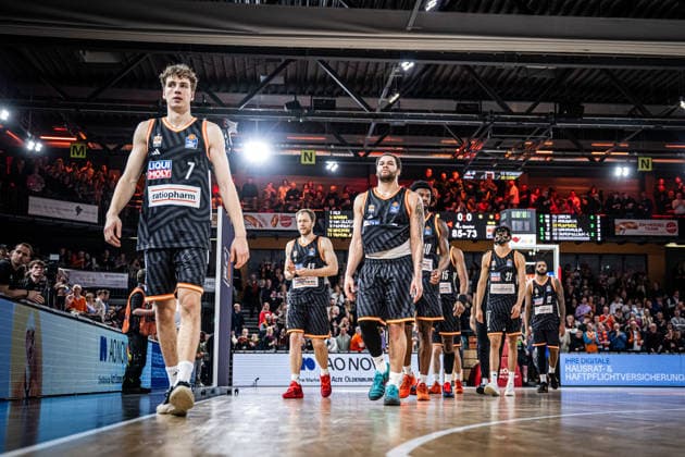 1. Basketball Bundesliga, easyCredit BBL, Saison 2025 2026, Herren, Hauptrunde, 20. Spieltag, 14.02.2026, RASTA Vechta - ratiopharm Ulm Vechta RASTA Dome Niedersachsen Deutschland
