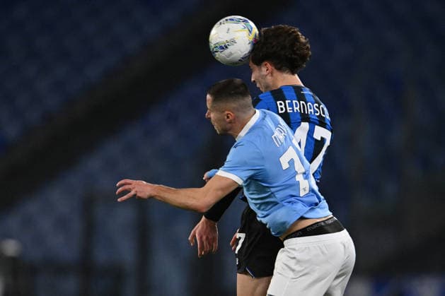 CALCIO - Serie A - SS Lazio vs Atalanta BC Adam Marusic of S.S. Lazio and Lorenzo Bernasconi of Atalanta B.C. are in action during the 25th matchday of the Serie A championship between S.S. Lazio and Atalanta B.C. at the Stadio Olimpico on February 14, 2026 in Rome, Italy. Rome Italy  Copyright: xIPAxSport ABACAx