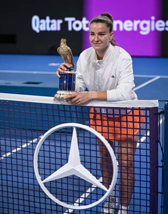 Qatar TotalEnergies Open 2026 Final, winner, Karolina Muchova (CZE) Karolina Muchova (CZE)