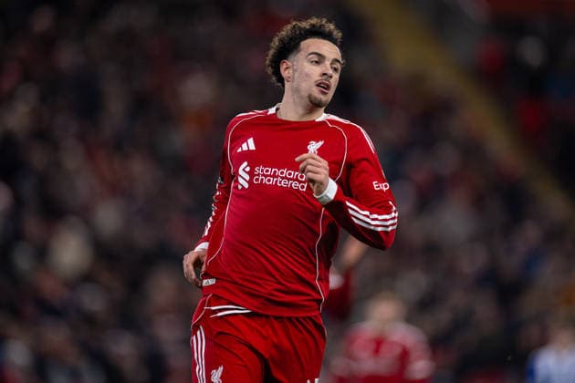 Football - FA Cup - 4th Round - Liverpool FC v Brighton & Hove Albion FC LIVERPOOL, ENGLAND - Saturday, February 14, 2026: Liverpool s Curtis Jones during the FA Cup 4th Round match between Liverpool FC and Brighton & Hove Albion at Anfield. (Photo by David Rawcliffe Propaganda) LIVERPOOL Anfield MERSEYSIDE ENGLAND  Copyright: xPropagandaxPhotoxAgencyx P2026-02-14-Liverpool_Brighton-49