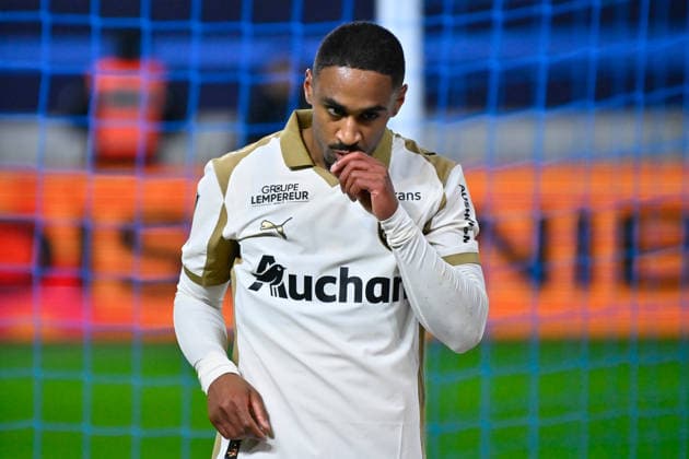 FOOTBALL : Paris FC vs Lens - Ligue 1 - 14 02 2026 Wesley Said ( 22 - Lens ) celebrates after scoring during the Ligue 1 match between Paris FC and RC Lens at Stade Jean Bouin on February 14, 2026 in Paris, France. ( Photo by Federico Pestellini PsnewZ ) - ParisFrance  Copyright: xFedericoxPestellinix