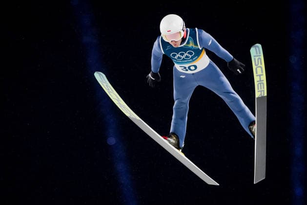 OLYMPICS - Winter Olympic Games, Olympische Spiele, Olympia, OS Milano Cortina 2026 PREDAZZO,ITALY,14.FEB.26 - OLYMPICS, Ski jumping, Skispringen, Ski, nordisch - Winter Olympic Games Milano Cortina 2026, large hill, men. Image shows Kamil Stoch (POL).  GEPAxpictures xMatthiasxTrinkl