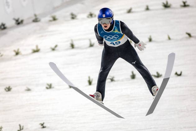 OLYMPICS - Winter Olympic Games, Olympische Spiele, Olympia, OS Milano Cortina 2026 PREDAZZO,ITALY,14.FEB.26 - OLYMPICS, Ski jumping, Skispringen, Ski, nordisch - Winter Olympic Games Milano Cortina 2026, large hill, men. Image shows Ryoyu Kobayashi (JPN).  GEPAxpictures xMatthiasxTrinkl
