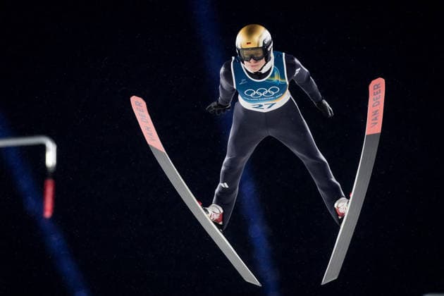 OLYMPICS - Winter Olympic Games, Olympische Spiele, Olympia, OS Milano Cortina 2026 PREDAZZO,ITALY,14.FEB.26 - OLYMPICS, Ski jumping, Skispringen, Ski, nordisch - Winter Olympic Games Milano Cortina 2026, large hill, men. Image shows Andreas Wellinger (GER).  GEPAxpictures xMatthiasxTrinkl