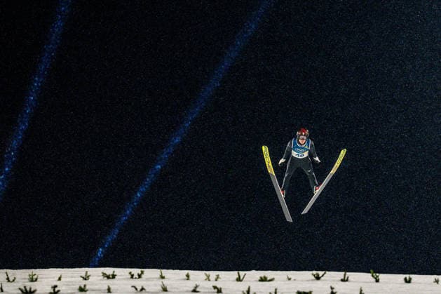 Ski jumping, Skispringen, Ski, nordisch - Milano Cortina 2026 Winter Olympics Day 8 Ren Nikaido during Milano Cortina 2026 Winter Olympics Men™s Large Hill Individual competition at Predazzo Ski Jumping Stadium in Predazzo on February 14, 2026 Predazzo Italy  Copyright: xFotoxOlimpikx originalFilename:jastrzebowski-skijumpi260214_npSbN.jpg