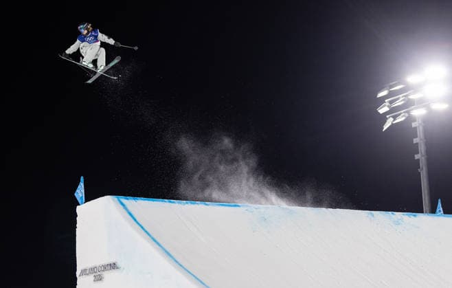 OLYMPICS - Winter Olympic Games, Olympische Spiele, Olympia, OS Milano Cortina 2026 LIVIGNO,ITALY,14.FEB.26 - OLYMPICS, FREE SKI, FREESTYLE SKIING - Winter Olympic Games Milano Cortina 2026, big air, women, qualification. Image shows  GEPAxpictures xHaraldxSteiner