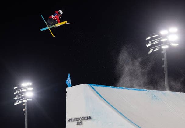OLYMPICS - Winter Olympic Games, Olympische Spiele, Olympia, OS Milano Cortina 2026 LIVIGNO,ITALY,14.FEB.26 - OLYMPICS, FREE SKI, FREESTYLE SKIING - Winter Olympic Games Milano Cortina 2026, big air, women, qualification. Image shows Ruyi Yang (CHN).  GEPAxpictures xHaraldxSteiner