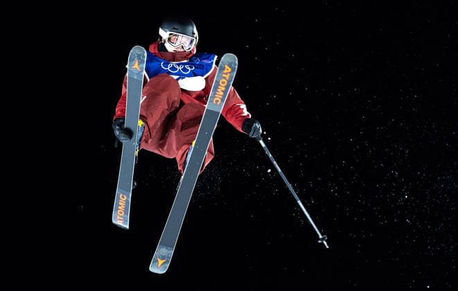 OLYMPICS - Winter Olympic Games, Olympische Spiele, Olympia, OS Milano Cortina 2026 LIVIGNO,ITALY,14.FEB.26 - OLYMPICS, FREE SKI, FREESTYLE SKIING - Winter Olympic Games Milano Cortina 2026, big air, women, qualification. Image shows Megan Oldham (CAN).  GEPAxpictures xHaraldxSteiner