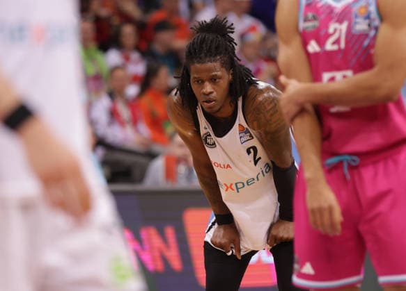 Leonard Thorpe Jr. (Hamburg), Telekom Baskets Bonn vs Veolia Towers Hamburg, easyCredit BBL, 20. Spieltag, Telekom Dome Bonn, 14.02.2026.