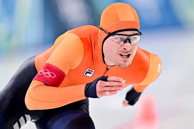 Piotr MICHALSKI (POL) vs Joep WENNEMARS (NED), during Speed skating, Eisschnelllauf Men s 500m, Speed Skating, at the Olympic Winter games, Winterspiele,Spiele, Summer games Milano Cortina 2026, at Milano Speed Skating Stadium, on February 14, 2026 in Milan, Italy. Noxthirdxpartyxsales  aflo_319872817