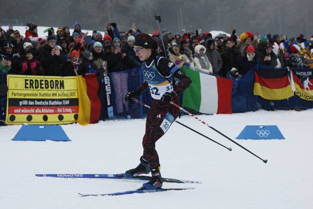 Vanessa Voigt (GER) competes in the Womens 7.5 km Sprint biathlon event at the Olympic Winter games, Winterspiele,Spiele, Summer games Milano Cortina 2026 at the Südtirol Arena, Antholz-Anterselva, Italy, on February 14, 2026. Vanessa Voigt (GER) beim 7,5-km-Sprint der Frauen im Biathlon bei den Olympischen Winterspielen Milano Cortina 2026 in der Südtirol Arena, Antholz-Anterselva, Italien, am 14. Februar 2026. *** Vanessa Voigt GER competes in the Womens 7 5 km Sprint biathlon event at the Olympic Winter Games Milano Cortina 2026 at the Südtirol Arena, Antholz Anterselva, Italy, on February 14, 2026 Vanessa Voigt GER competes in the Womens 7.5 km Sprint biathlon event at the Olympic Winter Games Milano Cortina 2026 at the Südtirol Arena, Antholz Anterselva, Italy, on February 14, 2026 Copyright: HMBxMedia MarcxNiemeyer