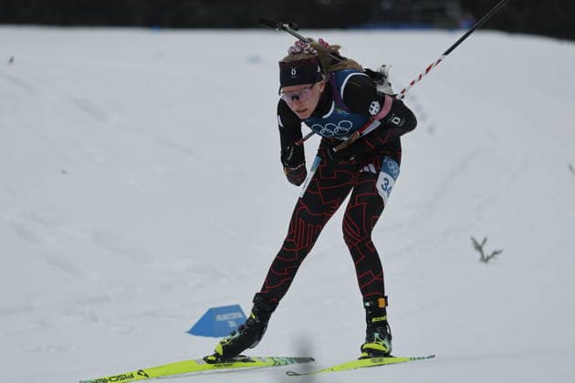 Julia Tannheimer (GER) competes in the Womens 7.5 km Sprint biathlon event at the Olympic Winter games, Winterspiele,Spiele, Summer games Milano Cortina 2026 at the Südtirol Arena, Antholz-Anterselva, Italy, on February 14, 2026. Julia Tannheimer (GER) beim 7,5-km-Sprint der Frauen im Biathlon bei den Olympischen Winterspielen Milano Cortina 2026 in der Südtirol Arena, Antholz-Anterselva, Italien, am 14. Februar 2026. *** Julia Tannheimer GER competes in the Womens 7 5 km Sprint biathlon event at the Olympic Winter Games Milano Cortina 2026 at the Südtirol Arena, Antholz Anterselva, Italy, on February 14, 2026 Julia Tannheimer GER competes in the Womens 7.5 km Sprint biathlon event at the Olympic Winter Games Milano Cortina 2026 at the Südtirol Arena, Antholz Anterselva, Italy, on February 14, 2026 Copyright: HMBxMedia MarcxNiemeyer