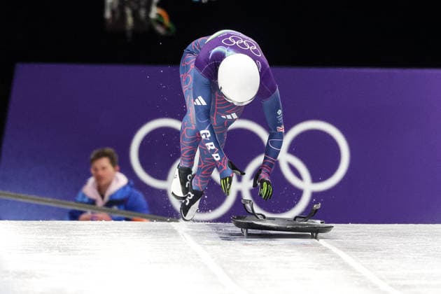 GIOCHI OLIMPICI - Olimpiadi Invernali Milano-Cortina 2026 - Skeleton Women Amelia Coltman (GBR) during the Olympic Winter games, Winterspiele,Spiele, Summer games Milano-Cortina 2026, Skeleton Women on February 14, 2026 at Cortina Sliding Center in Cortina d Ampezzo, Italy Cortina D Ampezzo Italy  Copyright: xIPAxSport ABACAx