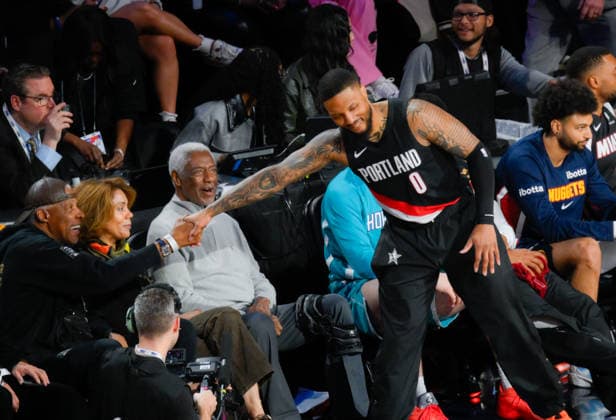 Damien Lillard won 3 points contest at 2026 NBA, Basketball Herren, USA All Star LOS ANGELES, CA - FEBRUARY 14: Damien Lillard won 3 points contest during 2026 NBA All Star Saturday at Intuit Dome in Inglewood, Los Angeles, California, United States on February 14, 2026. Tayfun Coskun Anadolu California United States. Editorial use only. Please get in touch for any other usage.  Copyright: x2026xAnadoluxTayfunxCoskunx