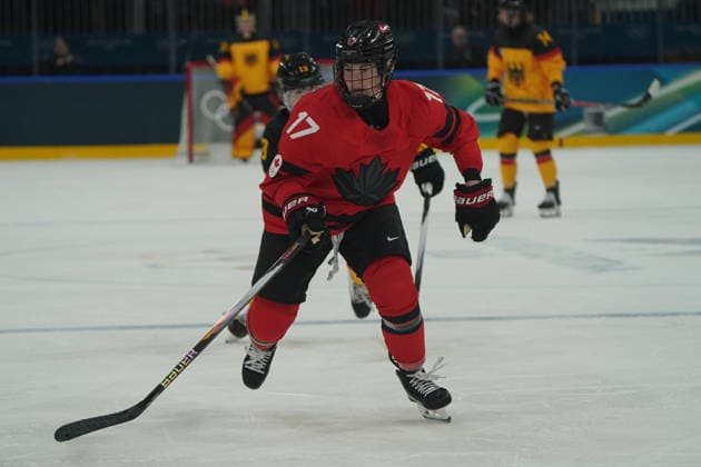 Milano Cortina, 2026 , Winter Olympic Games, Olympische Spiele, Olympia, OS Olympics, Winter-Olympische spiele 2026 , Eishockey Frauen, Finnland-Kanada ,vs Deutschland, Canada vs Germany Women , Playoffs Quarterfinals, Milano Rho Ice hockey, Eishockey Arena Ella Shelton Kanada CAN Photocopyright Gladys Chai von der Laage *** Milano Cortina, 2026 , Winter Olympic Games, Olympics, Winter Olympics 2026 , Ice Hockey Women, Finland Canada , vs Germany, Canada vs Germany Women , Playoffs Quarterfinals, Milano Rho Ice Hockey Arena Ella Shelton Canada CAN Photocopyright Gladys Chai von der Laage