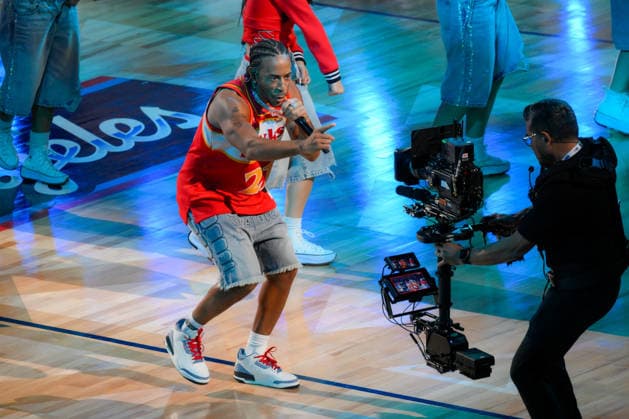 NBA, Basketball Herren, USA All Star 2026 Saturday LOS ANGELES, CA - FEB 14: Rapper and actor Ludacris performs during the NBA All Star 2026 Saturday at Intuit Dome, Inglewood, Los Angeles, California, United States on February 14, 2026. Tayfun Coskun Anadolu Los Angeles United States. Editorial use only. Please get in touch for any other usage.  Copyright: x2026xAnadoluxTayfunxCoskunx