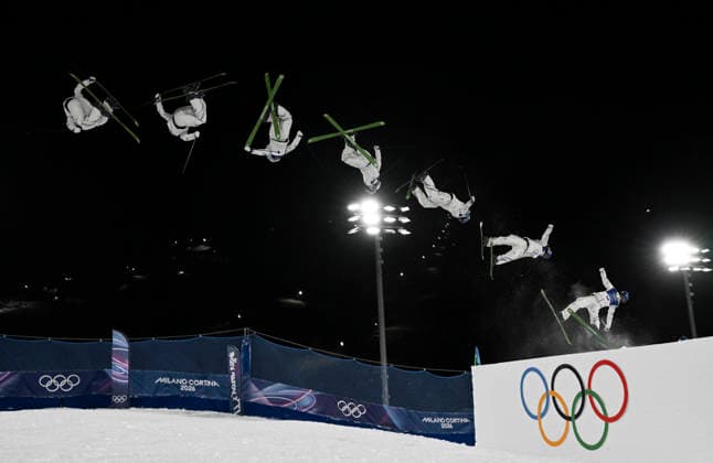 260214 -- LIVIGNO, Feb. 14, 2026 -- This multi-exposure photo shows Gu Ailing of China competing during the free skiing women s freeski big air qualification at the Milan-Cortina 2026 Olympic Winter games, Winterspiele,Spiele, Summer games in Livigno, Italy, Feb. 14, 2026. MICO2026ITALY-LIVIGNO-OLYMPIC WINTER GAMES-FREESTYLE SKIING-WOMEN S FREESKI BIG AIR-QUALIFICATION XiaxYifang  (MICO2026)ITALY-LIVIGNO-OLYMPIC WINTER GAMES-FREESTYLE SKIING-WOMEN S FREESKI BIG AIR-QUALIFICATION IMAGO XiaxYifang  imago images 0847599222