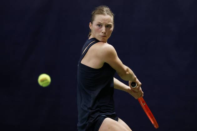 Czech tennis player Anna Siskova at the ITF Conseq Prague Open 2026, in Prague, Czech Republic, on February 14, 2026. (CTKxPhoto PavelxLebeda) CTKPhotoF202602150000701  CTKPhotoF202602150000701