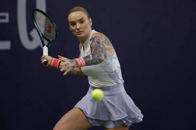 Czech tennis player Tereza Martincova at the ITF Conseq Prague Open 2026, in Prague, Czech Republic, on February 14, 2026. (CTKxPhoto PavelxLebeda) CTKPhotoF202602150001601  CTKPhotoF202602150001601