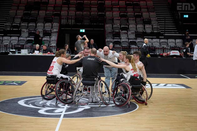 Nürnberg Falcons vs. Allianz Rollers Ulm, Rollstuhl Basketball, 2. Rollstuhl Basketball Bundesliga, Division A, RBBL2 Div A 25 26, Nürnberg, KIA-Metropol-Arena RBBL2, Nürnberg Falcons vs. Allianz Rollers Ulm Nürnberg KIA-Metropol-Arena Bayern Deutschland