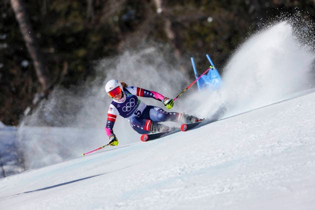 OLYMPICS - Winter Olympic Games, Olympische Spiele, Olympia, OS Milano Cortina 2026 CORTINA D AMPEZZO,ITALY,15.FEB.26 - OLYMPICS, ALPINE SKIING - Winter Olympic Games Milano Cortina 2026, giant slalom, women.. Image shows Paula Moltzan (USA).  GEPAxpictures xMaticxKlansek