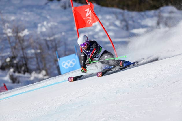 OLYMPICS - Winter Olympic Games, Olympische Spiele, Olympia, OS Milano Cortina 2026 CORTINA D AMPEZZO,ITALY,15.FEB.26 - OLYMPICS, ALPINE SKIING - Winter Olympic Games Milano Cortina 2026, giant slalom, women.. Image shows Alice Robinson (NZL).  GEPAxpictures xMaticxKlansek