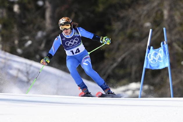 CORTINA, ITALY 20260215 Federica Brignone, Italy, during the first run of the women s giant slalom in Cortina during the Winter Olympics in Milan Cortina, Italy. *** The image is included in the SPORTS PACKAGE. For others PAYMENT IMAGE *** CORTINA ITALY x10050x *** CORTINA, ITALY 20260215 Federica Brignone, Italy, during the first run of the women s giant slalom in Cortina during the Winter Olympics in Milan Cortina, Italy The image is included in the SPORTS PACKAGE For others PAYMENT IMAGE CORTINA ITALY x10050x  Copyright: xPontusxLundahl TTx 2026 OLYMPICS ALPINE GIAN SLALOM WOMEN