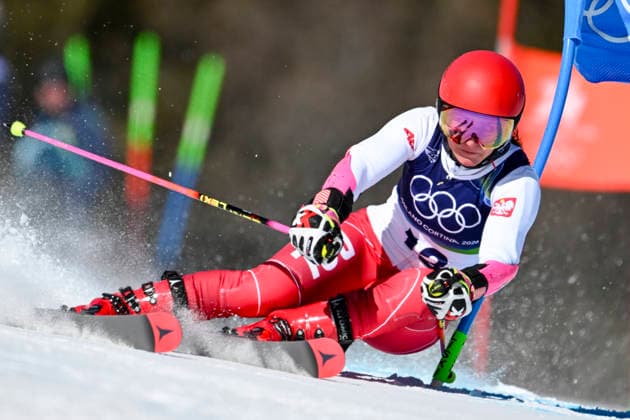 OLYMPICS - Winter Olympic Games, Olympische Spiele, Olympia, OS Milano Cortina 2026 CORTINA D AMPEZZO,ITALY,15.FEB.26 - OLYMPICS, ALPINE SKIING - Winter Olympic Games Milano Cortina 2026, giant slalom, women.. Image shows Maryna Gasienica Daniel (POL).  GEPAxpictures xAlexanderxSolc