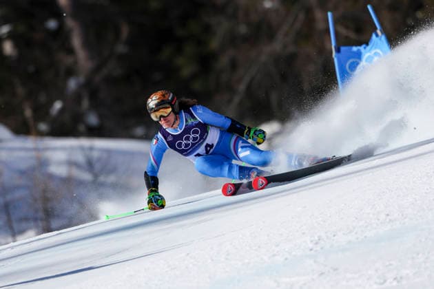 OLYMPICS - Winter Olympic Games, Olympische Spiele, Olympia, OS Milano Cortina 2026 CORTINA D AMPEZZO,ITALY,15.FEB.26 - OLYMPICS, ALPINE SKIING - Winter Olympic Games Milano Cortina 2026, giant slalom, women.. Image shows Federica Brignone (ITA).  GEPAxpictures xMaticxKlansek