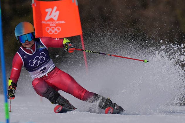SCHEIB Julia during Alpine Skiing Women s Giant Slalom at the Milano Cortina 2026 Winter Olympics, in Cortina (Italy) February 15 , 2026 (Spada LaPresse)  Copyright: xSpada LaPressex