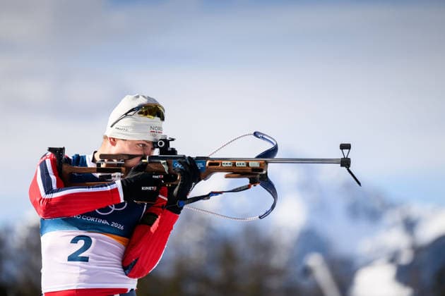 260215 Vetle Sjastad Christiansen of Norway during zeroing in men s biathlon 12,5 km pursuit during day 9 of the 2026 Winter Olympics on February 15, 2026 in Anterselva. Photo: Mathias Bergeld BILDBYRAN kod MB MB1329 skidskytte biathlon skiskyting Olympic Games, Olympische Spiele, Olympia, OS olympics winter olympics os ol olympiska spel vinter-os olympiske leker milano cortina 2026 milan cortina 2026 milano cortina 2026 olympic games milano cortina 2026 winter olympic games milano cortina-os milano cortina-ol vinter-ol 9 bbeng pursuit jaktstart *** 260215 Vetle Sjastad Christiansen of Norway during zeroing in men s biathlon 12,5 km pursuit during day 9 of the 2026 Winter Olympics on February 15, 2026 in Anterselva Photo Mathias Bergeld BILDBYRAN code MB MB1329 biathlon biathlon olympic games olympics olympics winter olympics os ol olympiska spel vinter os olympiske leker milano cortina 2026 milan cortina 2026 milano cortina 2026 olympic games milano cortina 2026 winter olympic games milano cortina os milano cortina ol vinter ol 9 bbeng pursuit jaktstart  Copyright: MATHIASxBERGELD BB260215MB011