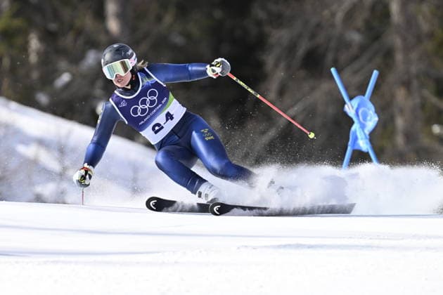 CORTINA, ITALY 20260215 Estelle Alphand, Sweden, during the first run of the women s giant slalom in Cortina during the Winter Olympics in Milan Cortina, Italy. *** The image is included in the SPORTS PACKAGE. For others PAYMENT IMAGE *** CORTINA ITALY x10050x *** CORTINA, ITALY 20260215 Estelle Alphand, Sweden, during the first run of the women s giant slalom in Cortina during the Winter Olympics in Milan Cortina, Italy The image is included in the SPORTS PACKAGE For others PAYMENT IMAGE CORTINA ITALY x10050x  Copyright: xPontusxLundahl TTx 2026 OLYMPICS ALPINE GIAN SLALOM WOMEN