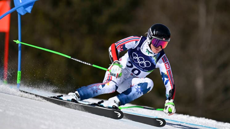 OLYMPICS - Winter Olympic Games, Olympische Spiele, Olympia, OS Milano Cortina 2026 CORTINA D AMPEZZO,ITALY,15.FEB.26 - OLYMPICS, ALPINE SKIING - Winter Olympic Games Milano Cortina 2026, giant slalom, women.. Image shows Kajsa Vickhoff Lie (NOR).  GEPAxpictures xAlexanderxSolc