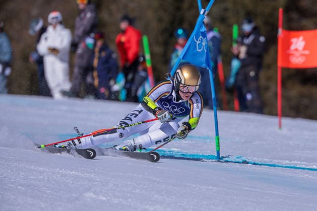 E Aicher (GER) during the Olympic Winter games, Winterspiele,Spiele, Summer games Milano-Cortina 2026, Alpine Skiing Women s Giant Slalom on February 15, 2026 at Tofane Alpine Skiing Centre in Cortina d Ampezzo, Italy  Copyright: xLucianoxMariaxBisi IPAxSportx xipa-agency.netx xx IPA_71539516 IPA_Agency_IPA71539516