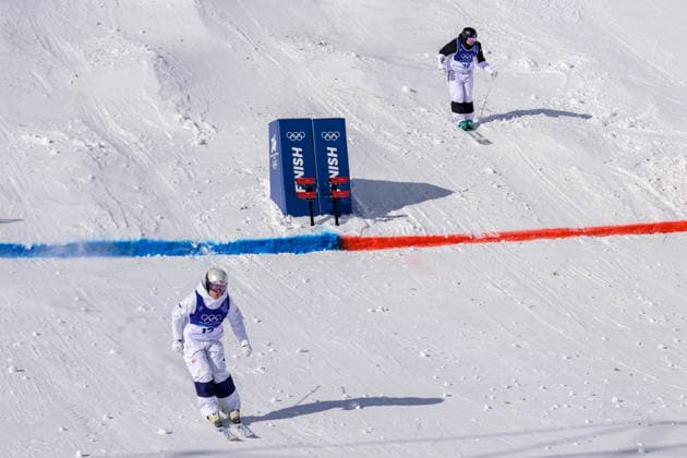 260215 Nick Page of USA and Rasmus Karjalainen of Finland compete in men™s freestyle skiing dual moguls during day 9 of the 2026 Winter Olympics on February 15, 2026 in Livigno. Photo: Vegard Grott BILDBYRAN kod VG VG0878 bbeng Olympic Games, Olympische Spiele, Olympia, OS olympics winter olympics os ol olympiska spel vinter-os olympiske leker milano cortina 2026 milan cortina 2026 milano cortina 2026 olympic games milano cortina 2026 winter olympic games milano cortina-os milano cortina-ol vinter-ol freeskiing freeski freestyle friski moguls puckelpist kulekjoring dual *** 260215 Nick Page of USA and Rasmus Karjalainen of Finland compete in men™s freestyle skiing dual moguls during day 9 of the 2026 Winter Olympics on February 15, 2026 in Livigno Photo Vegard Grott BILDBYRAN kod VG VG0878 bbeng olympic games olympics winter olympics os ol olympiska spel vinter os olympiske leker milano cortina 2026 milan cortina 2026 milano cortina 2026 olympic games milano cortina 2026 winter olympic games milano cortina os milano cortina ol vinter ol freeskiing freeski freestyle friski moguls puckelpist kulekjoring dual  Copyright: VEGARDxGRoTT BB260215VG012