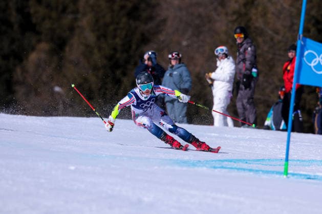GIOCHI OLIMPICI - Olimpiadi Invernali Milano-Cortina 2026 - Alpine Skiing Women s Giant Slalom MF Holtmann (NOR) during the Olympic Winter games, Winterspiele,Spiele, Summer games Milano-Cortina 2026, Alpine Skiing Women s Giant Slalom on February 15, 2026 at Tofane Alpine Skiing Centre in Cortina d Ampezzo, Italy Cortina D Ampezzo Italy  Copyright: xIPAxSport ABACAx