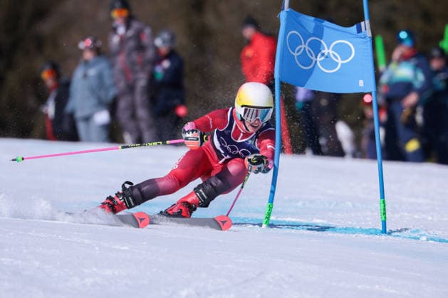 GIOCHI OLIMPICI - Olimpiadi Invernali Milano-Cortina 2026 - Alpine Skiing Women s Giant Slalom N Astner (AUT) during the Olympic Winter games, Winterspiele,Spiele, Summer games Milano-Cortina 2026, Alpine Skiing Women s Giant Slalom on February 15, 2026 at Tofane Alpine Skiing Centre in Cortina d Ampezzo, Italy Cortina D Ampezzo Italy  Copyright: xIPAxSport ABACAx