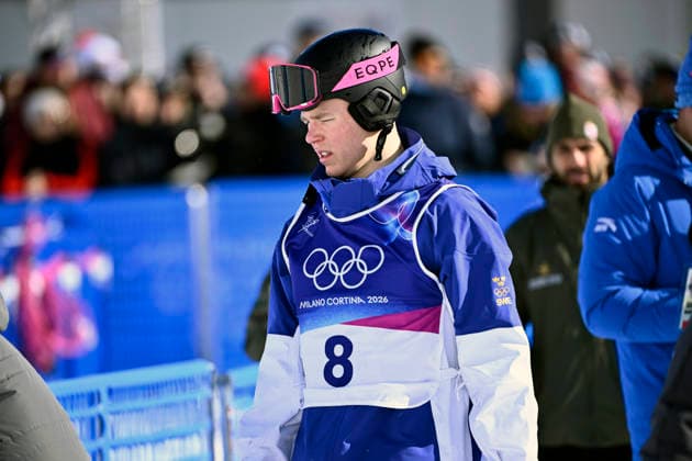 LIVIGNO, ITALY 20260215 Sweden s Walter Wallberg was defeated by Japan s Takuya Shimakawa during Sunday s quarterfinal in parallel moguls at the Olympics in Livigno, Italy. *** The image is included in the SPORTS PACKAGE. For others PAYMENT IMAGE *** LIVIGNO ITALY x10080x *** LIVIGNO, ITALY 20260215 Sweden s Walter Wallberg was defeated by Japan s Takuya Shimakawa during Sunday s quarterfinal in parallel moguls at the Olympics in Livigno, Italy The image is included in the SPORTS PACKAGE For others PAYMENT IMAGE LIVIGNO ITALY x10080x  Copyright: xFredrikxSandberg TTx OS 2026 PARALLELLPUCKEL